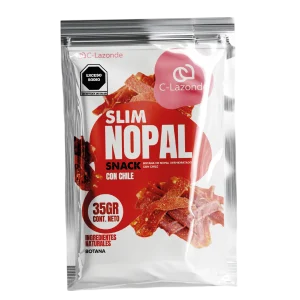 Slim Nopal Snack – Natural con chile (35 g)